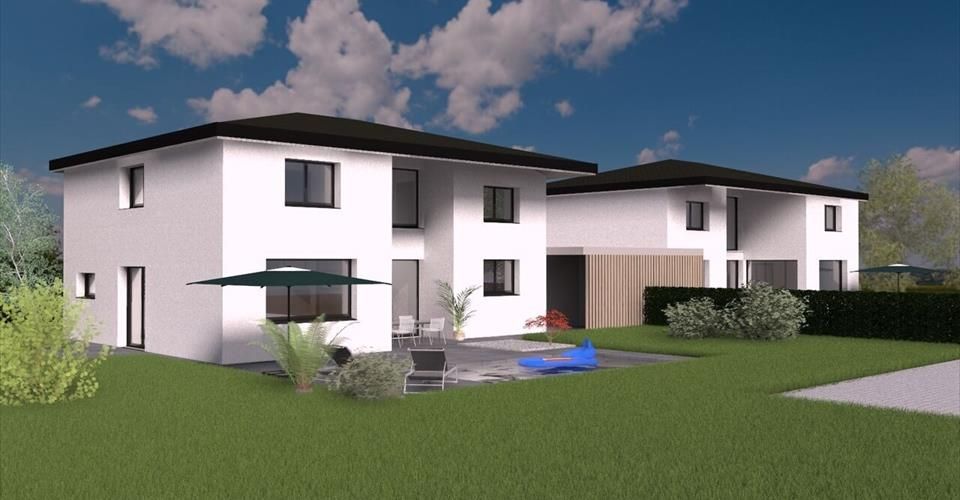 À vendre villa jumelée moderne de 6 pièces en construction à Courgenay - Maison jumelée 6.5 pièces - image - 3