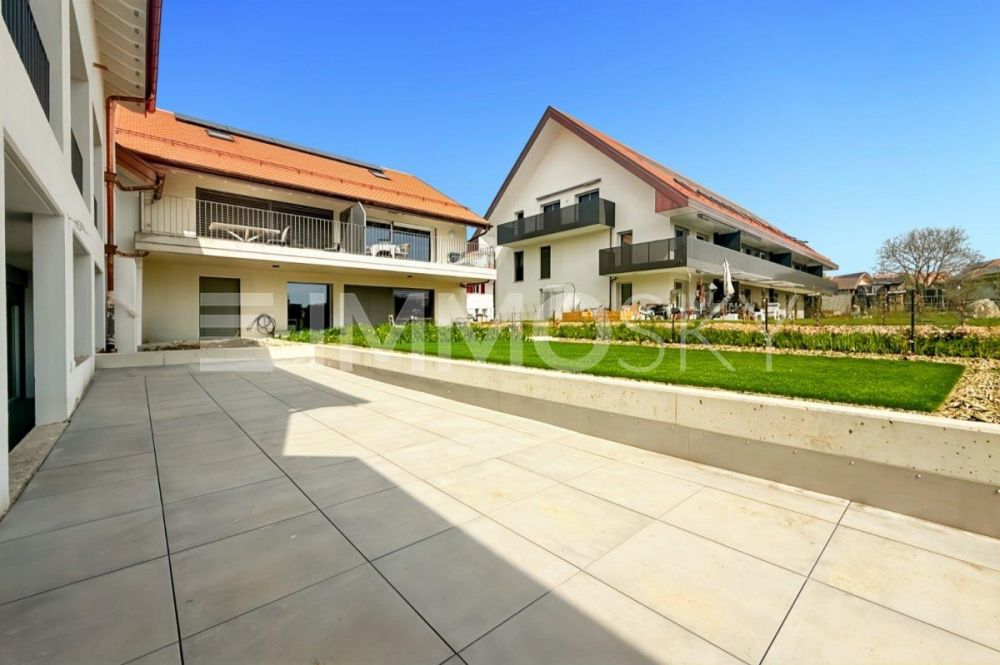 Magnifique appartement 4.5 pièces neuf au coeur de Sullens (lot 1) - Magnifique terasse et jardin commun