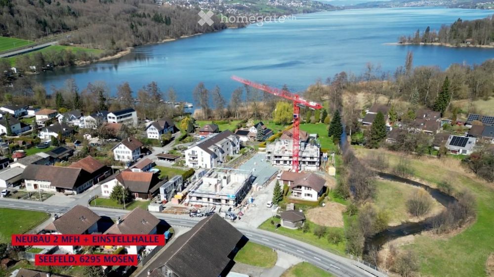 2.5-Zimmer-Neubauwohnung mit Sitzplatz - Seefeld Mosen am Hallwilersee -  Bild 1