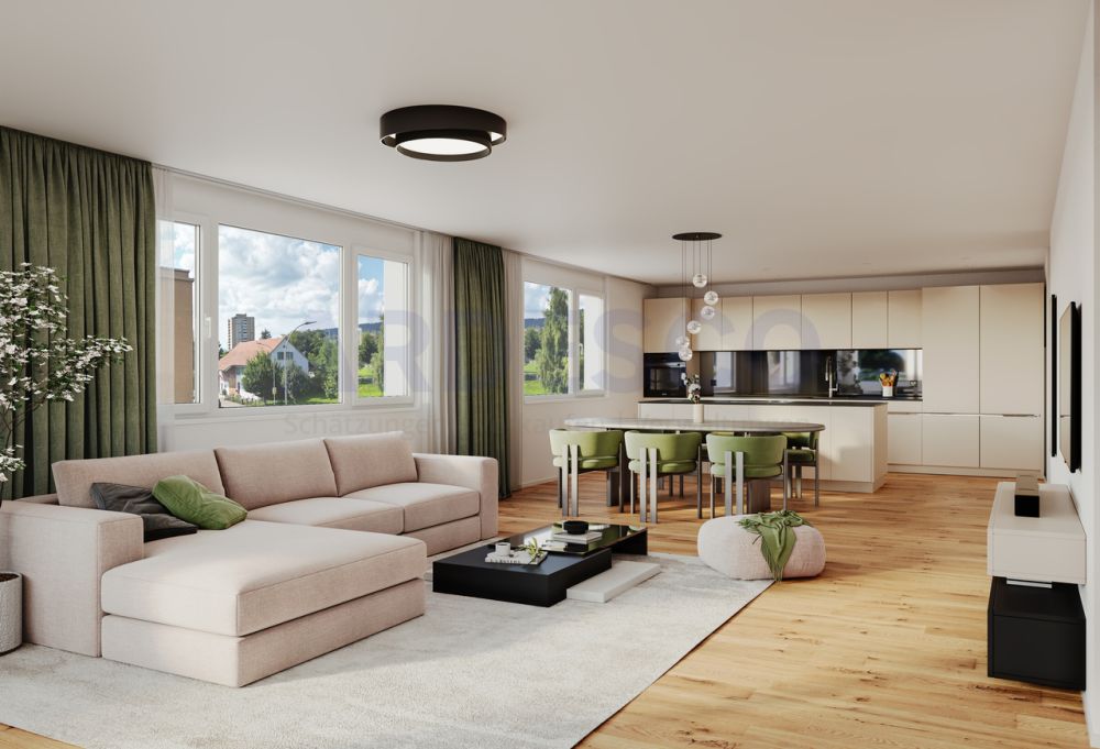 Gartentraum / Ihr neues Zuhause auf Sommer! - Wohnzimmer / Wohn- und Essbereich