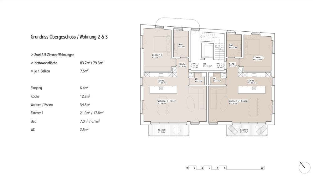 Neubau am Starenweg: Grosszügige 2½-Zi.-Wohnungen im Obergeschoss zu verkaufen -  Bild 3