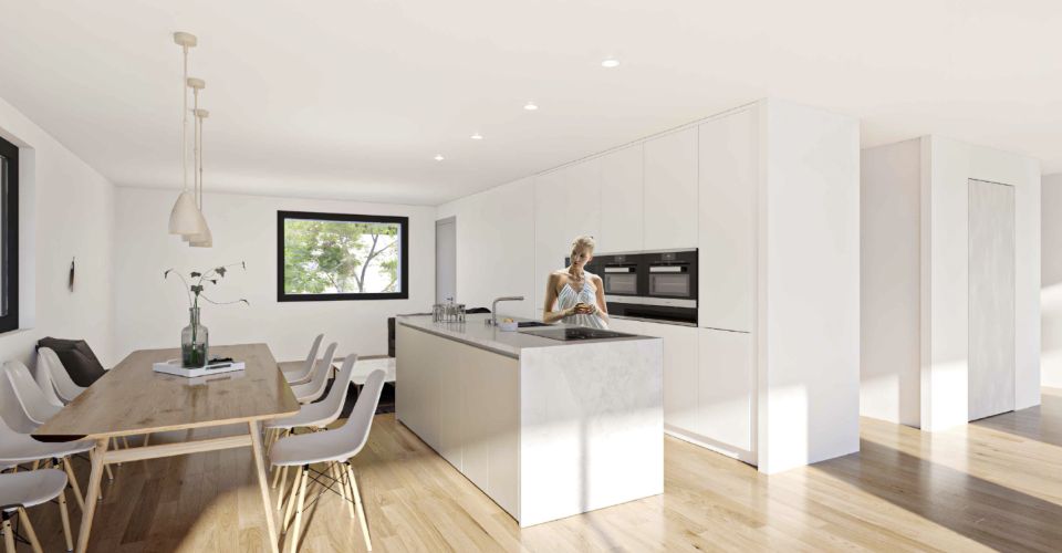 Magnifique Attique - 4.5 Pièces avec vaste terrasse semi-couverte - Attique 4.5 pièces - image - 8