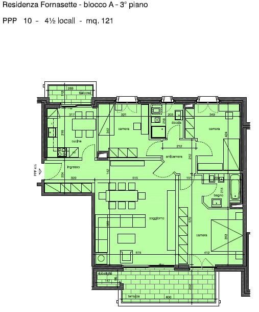 VACALLO 4.5 Zimmer, 3. Stock in Residenz Fornasette(10) -  Bild 12