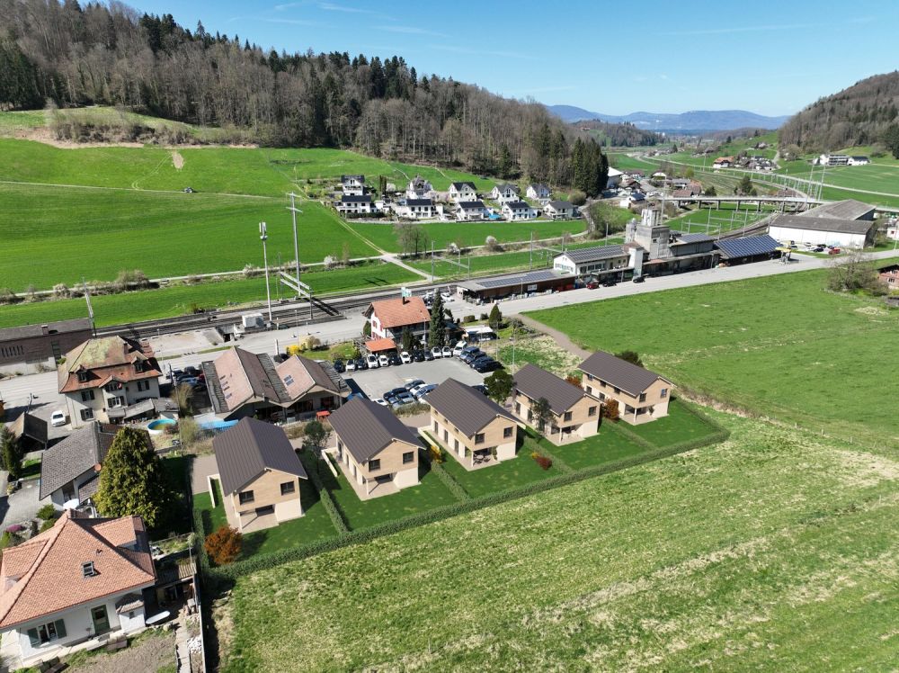 5 Einfamilienhäuser  Überbauung  Zälgli in 3475 Riedtwil -  Bild 1
