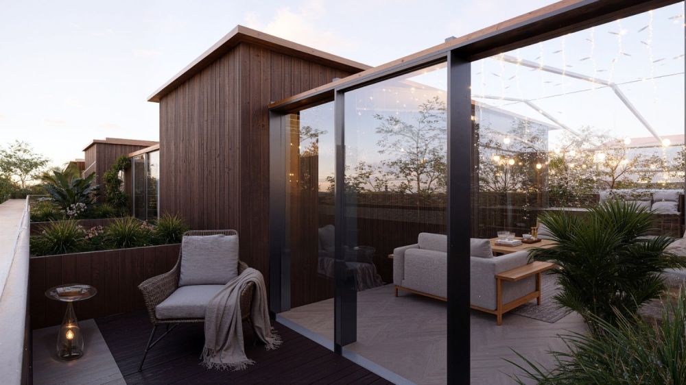 Wohnen über drei Etagen – exklusive 3½-Zimmer-Triplex mit Dachterrasse und Seesicht in Goldach -  Bild 1