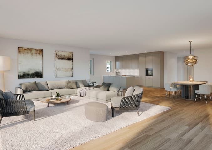 Natürlich schön wohnen - moderne 4.5-Zimmer-Attika-Neubauwohnung -  Bild 2