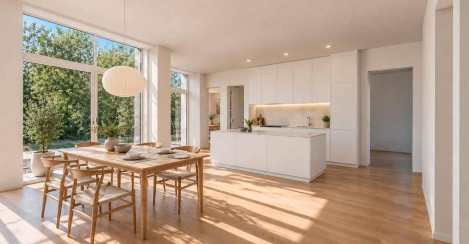 Le Logis - Villa "B" - Villa mitoyenne neuve de 6.5 pièces - Maison contiguë 6.5 pièces - image - 1