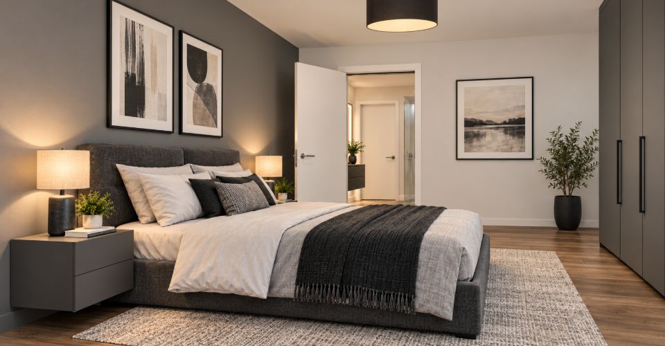 Duplex moderne de 5,5 pièces à Semsales – Nouvelle construction avec balcon et vue verdoyante - Duplex 4.5 pièces - image - 9