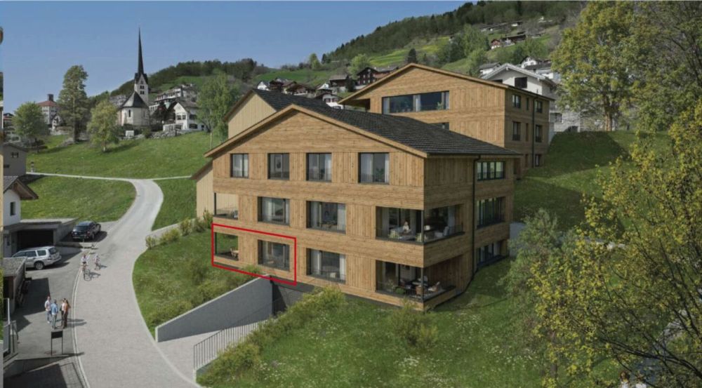 3½-Zimmer-Neubauwohnung mit Garten im Projekt PRADA, Seewis - Bild 6