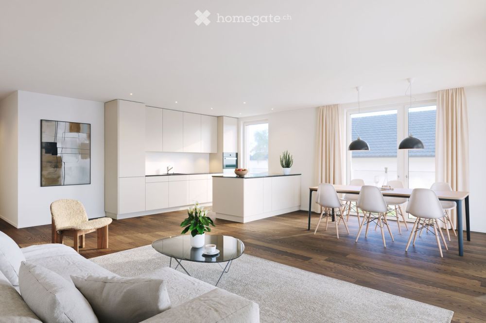 4.5-Zimmer-Neubauwohnung im 1.DG mit zwei Balkonen in Oerlingen - Bild 1