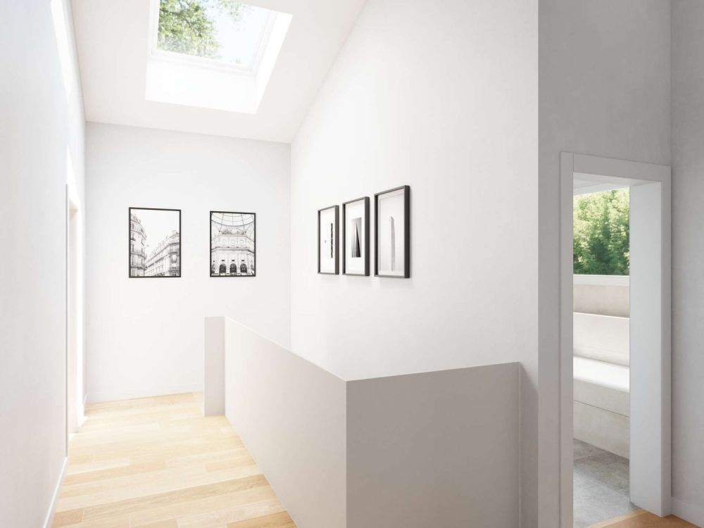 Neubau in Wilchingen - Ihr modernes Doppeleinfamilienhaus - Korridor