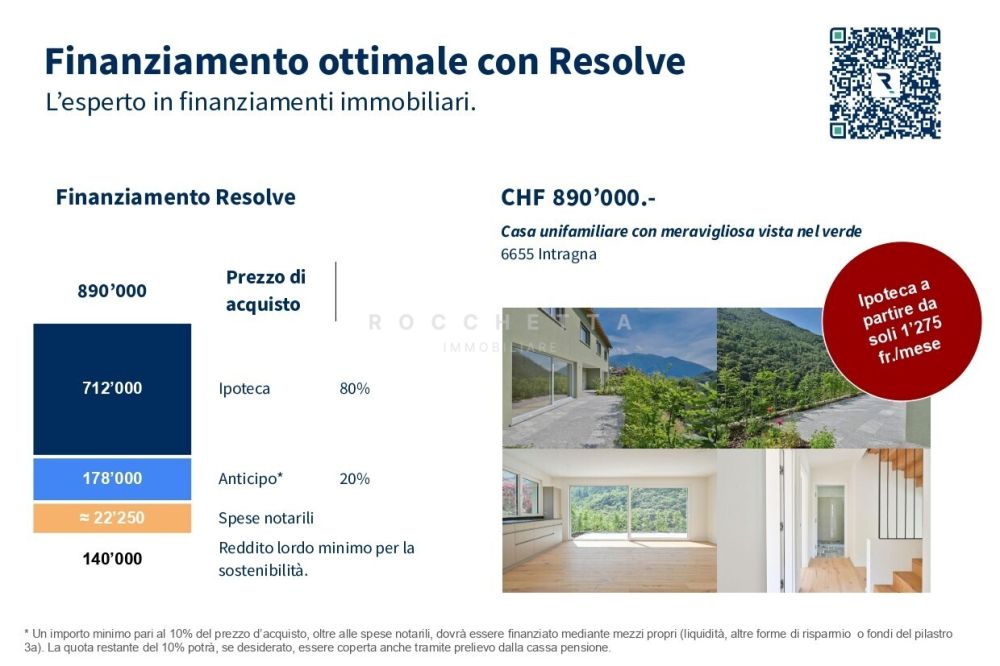 Nuove case unifamiliari con meravigliosa vista nel verde ad Intragna -  Bild 2