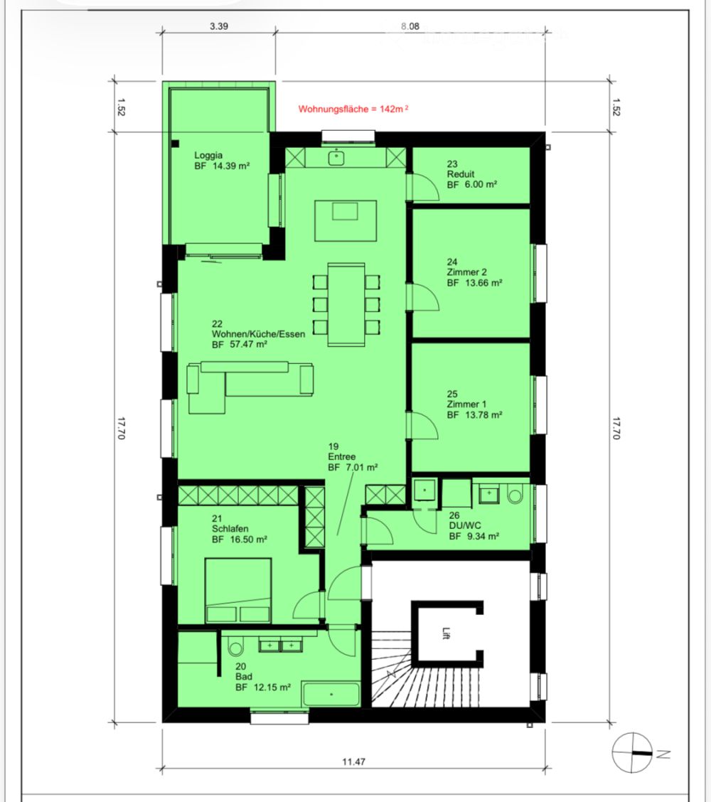 Moderne 4.5-Zimmer-Neubauwohnung in Diessenhofen -  Bild 4