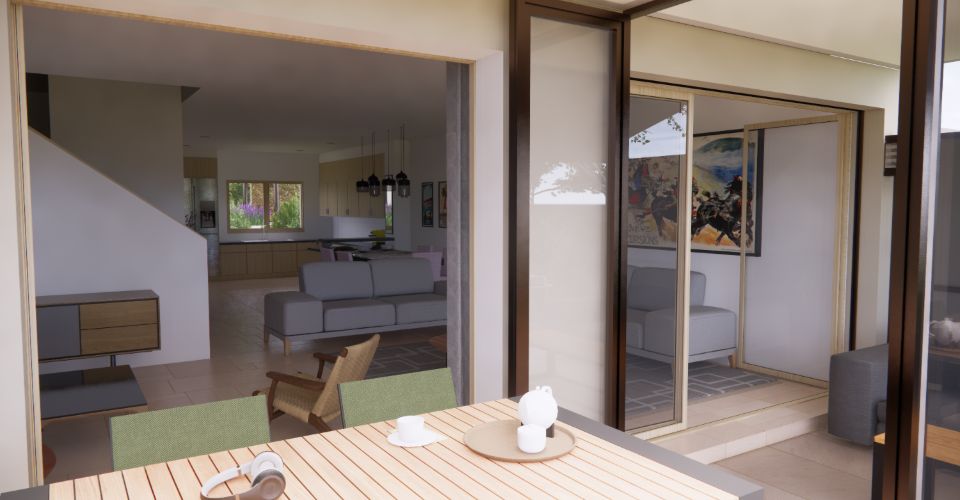 Promotion Résidence du Moulin, Bernex - Maison villageoise mitoyenne A02 baignée de lumière et espace de vie généreux dans un cadre calme et résidentiel en campagne. - Maison contiguë 6 pièces - image - 5