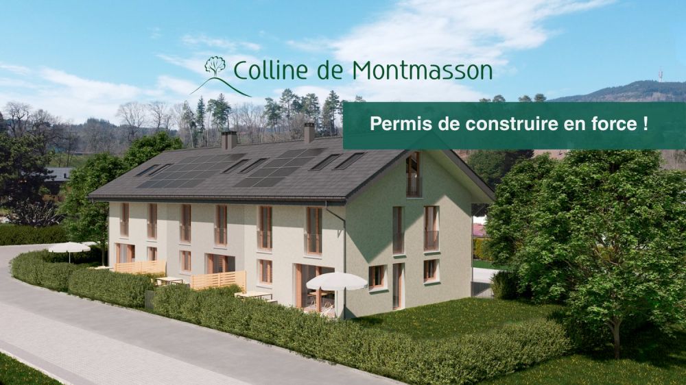Maison mitoyenne neuve de 5.5 pièces à Marsens – dernier lot - permis de construire en force! -  Bild 1