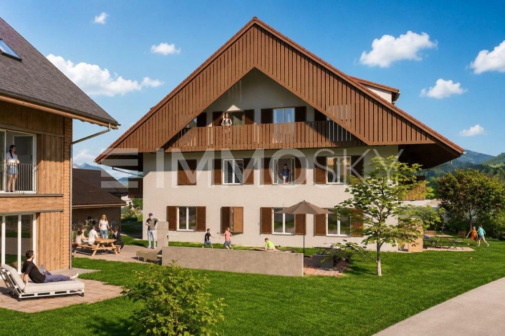 Stilvolle Neubauwohnung mit lichtdurchflutetem Wohngefühl - Aussenansicht