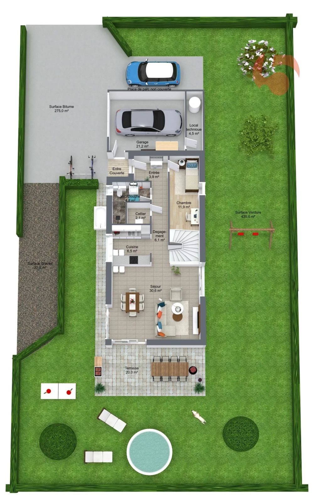 NEUBAUGESCHÄFT EINZELSTÄNDISCHES 5.5-ZIMMER-HAUS -  Bild 5