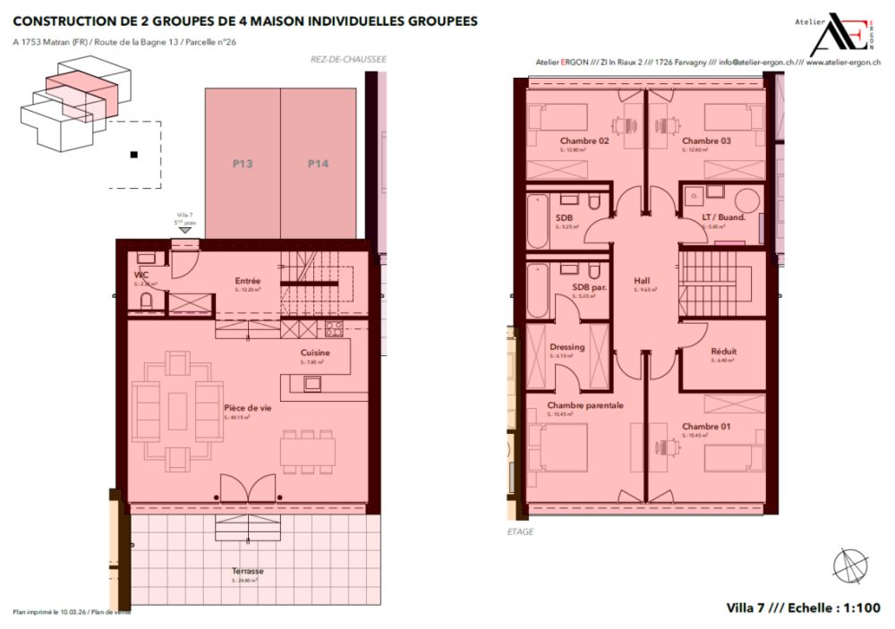 Les Jardins de la Bagne - villa lot 7 -  Bild 5