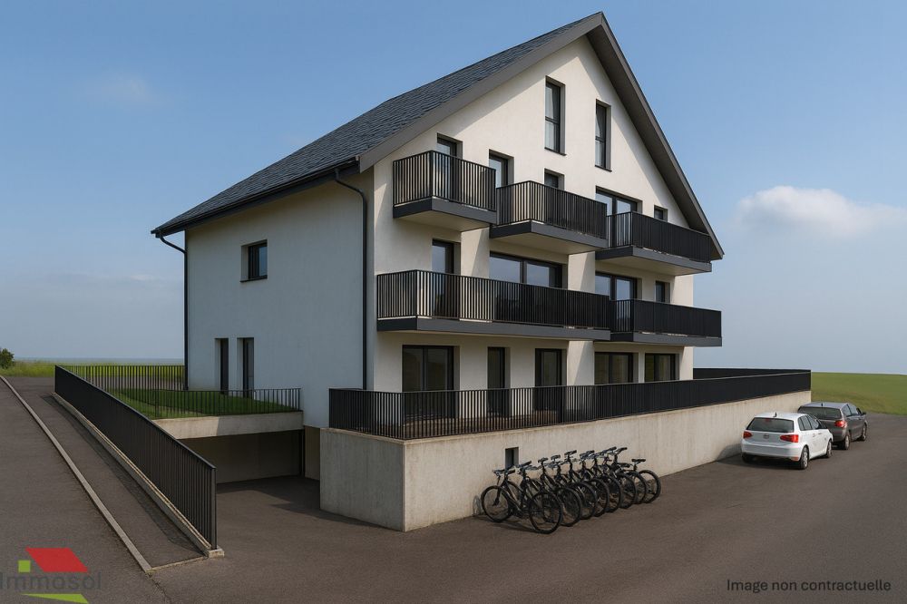 Daillens - 3.5 pièces neuf - Balcon - Belle Vue sur le Jura - Immosol | Daillens | Perspective