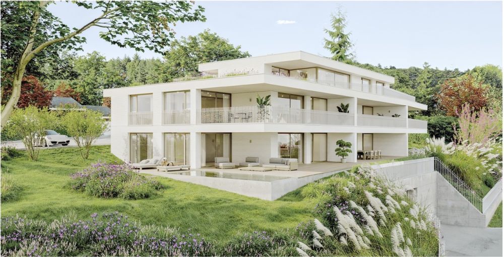 NEUBAU-JUWEL: Stilvolle 4.5-Zimmerwohnung mit Weitblick - Visualisierung