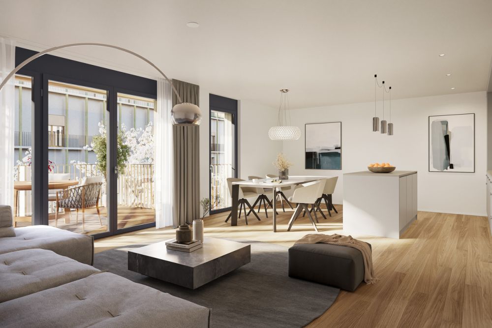 MIRRO: Modernes Wohnen auf dem Areal der historischen Spiegelfabrik - Neubau