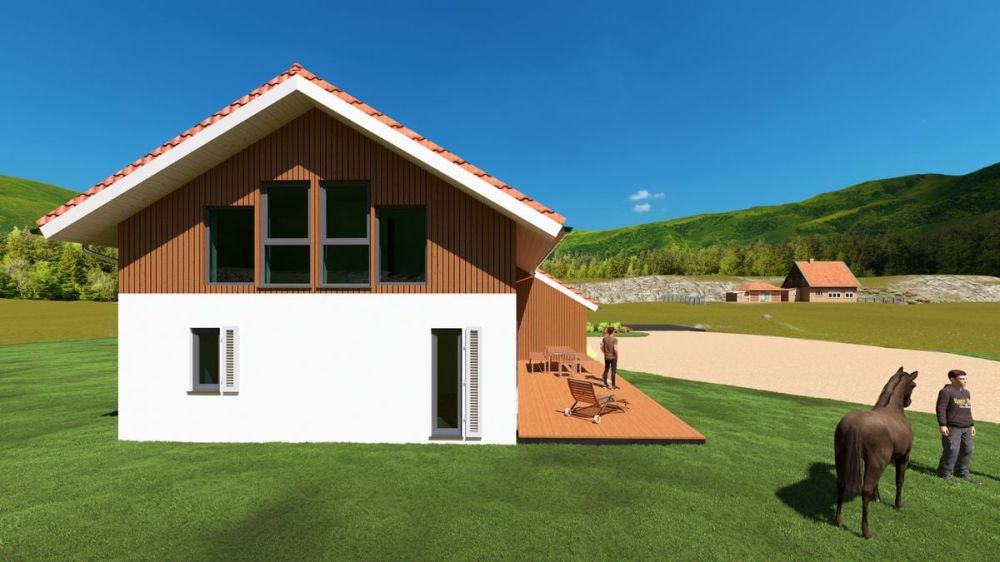 PERMIS EN FORCE - Deux villas avec écurie pour 3 chevaux sur grande parcelle - Bild 3