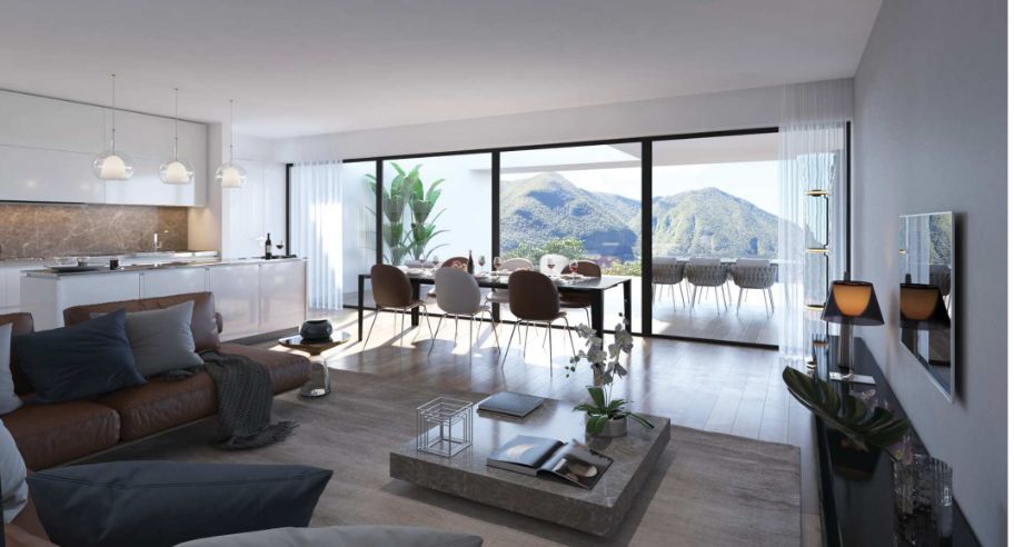 Moderne 2,5-Zimmer-Neubauwohnung in LuminoModerno appartamento di 2,5 locali di nuova costruzione a Lumino - Image 4