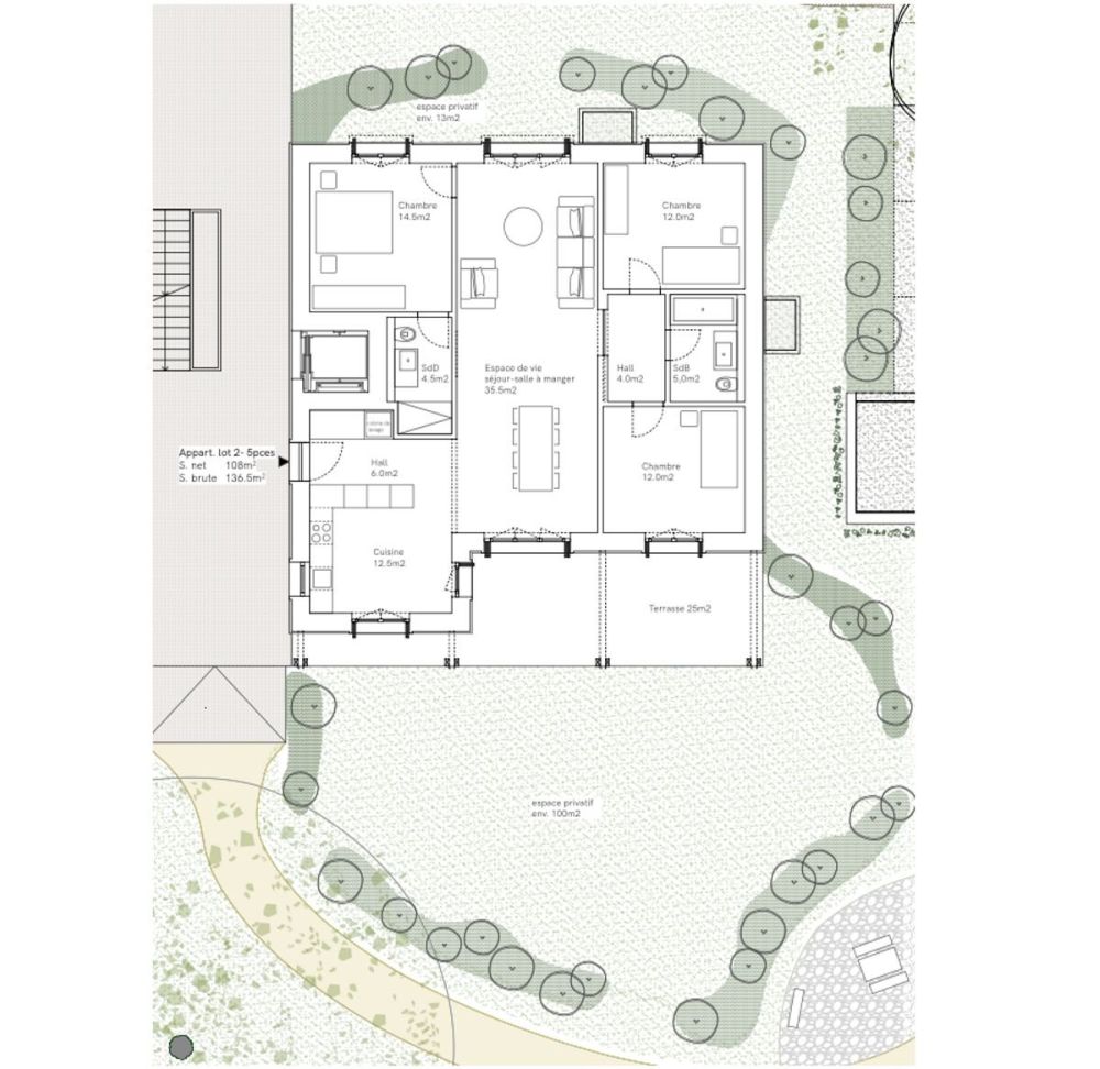 LOT 2 | OPPORTUNITÉ RARE À CÉLIGNY | SUPERBE 5 PIÈCES AVEC TERRASSE DE 26 M² -  Bild 12