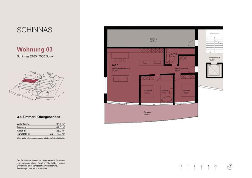 Neubau: 3.5-Zimmer und 4.5-Zimmer Terrassen-Erstwohnungen in Schinnas -  Bild 9