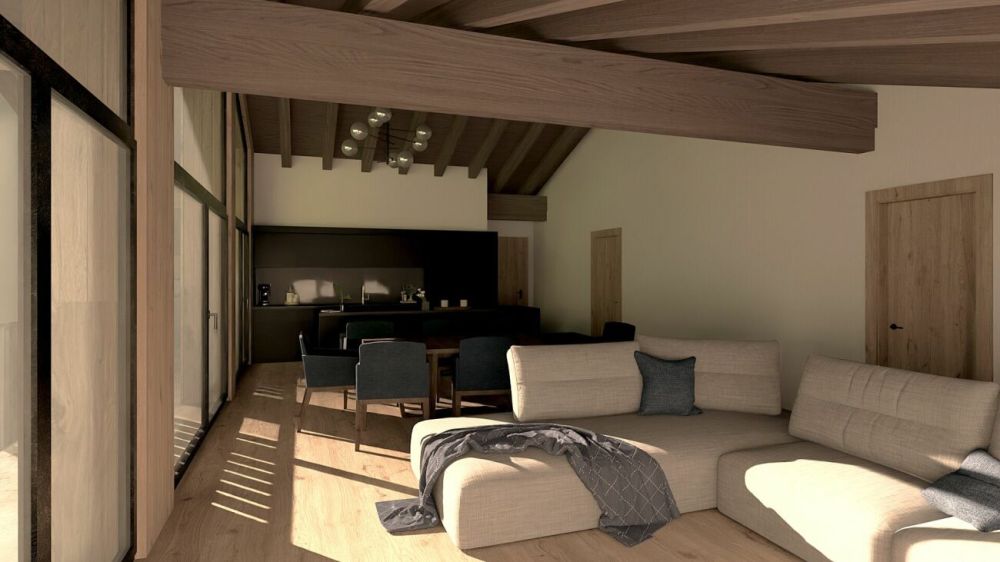 Primavera Saas-Grund neue Attikawohnung. Wellness im Haus. -  Bild 10