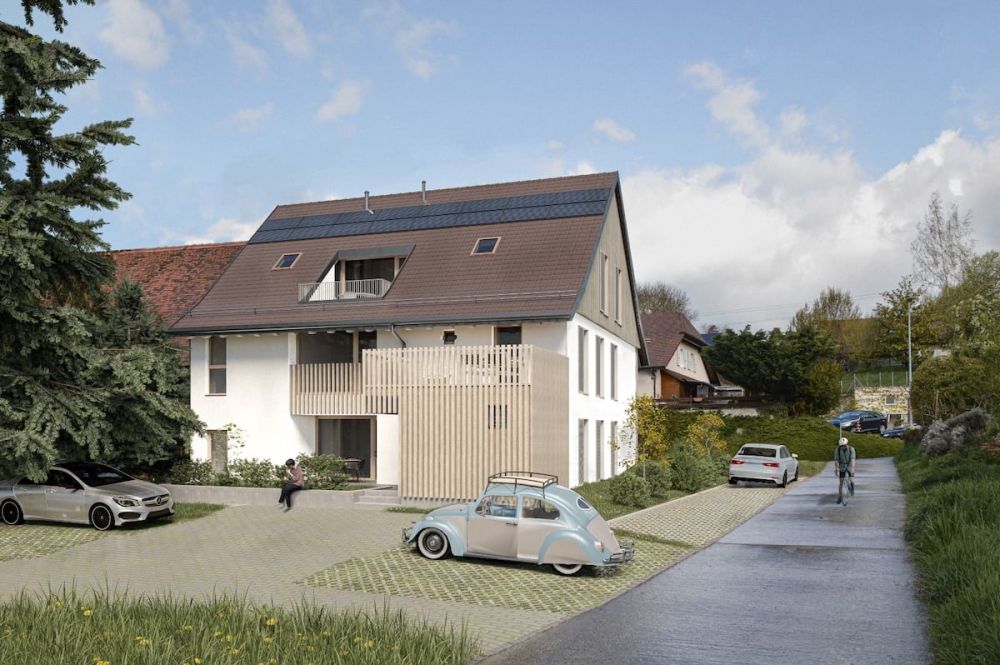 Le chantier a débuté ! Construction de 3 appartements de 4.5 et 5.5 pièces. Dès CHF 795'000.--. -  Bild 4