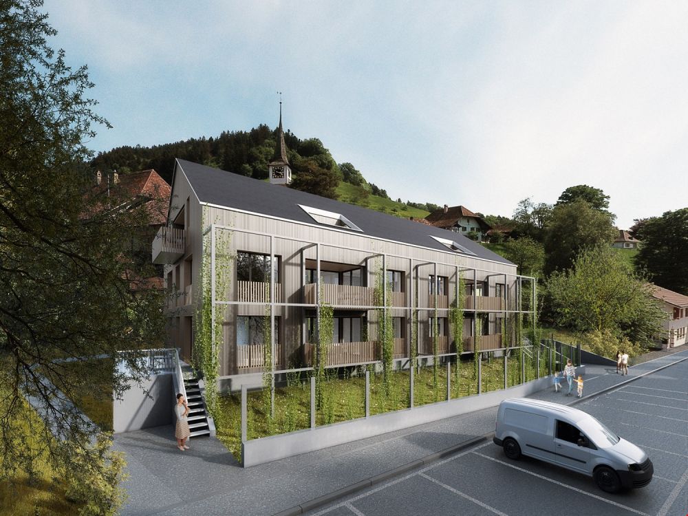 Gemütlicher Sitzplatz, grosse Wohnung! Bezug im Dezember 2026 möglich! Sie wählen den Innenausbau! -  Bild 7