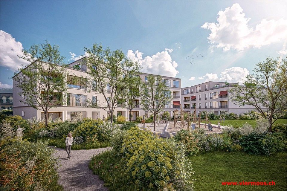 NEUBAU Viermoos - Wohnen an bester Zentrumslage von Urtenen-Schönbühl -  Bild 1