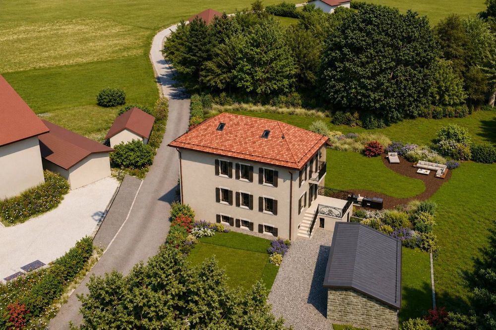 Charakteristisches Penthouse mit privatem Garten und CASATAX-Berechtigung in Cartigny -  Bild 4