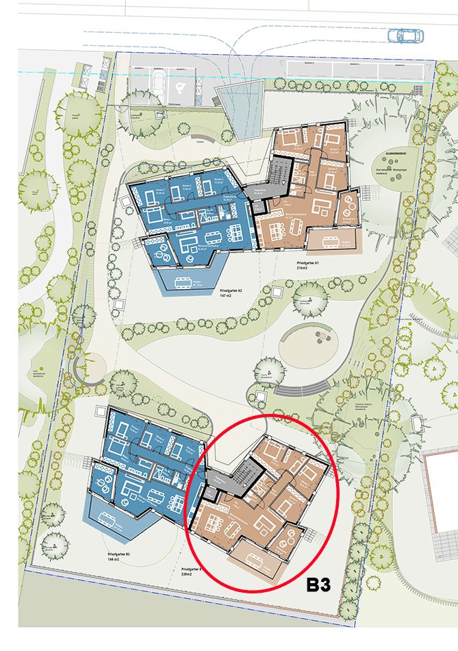Projektvorankündigung - exklusive Geschosswohnung mit unverbaubarer Aussicht. Neue Preise - B3 -  Bild 4