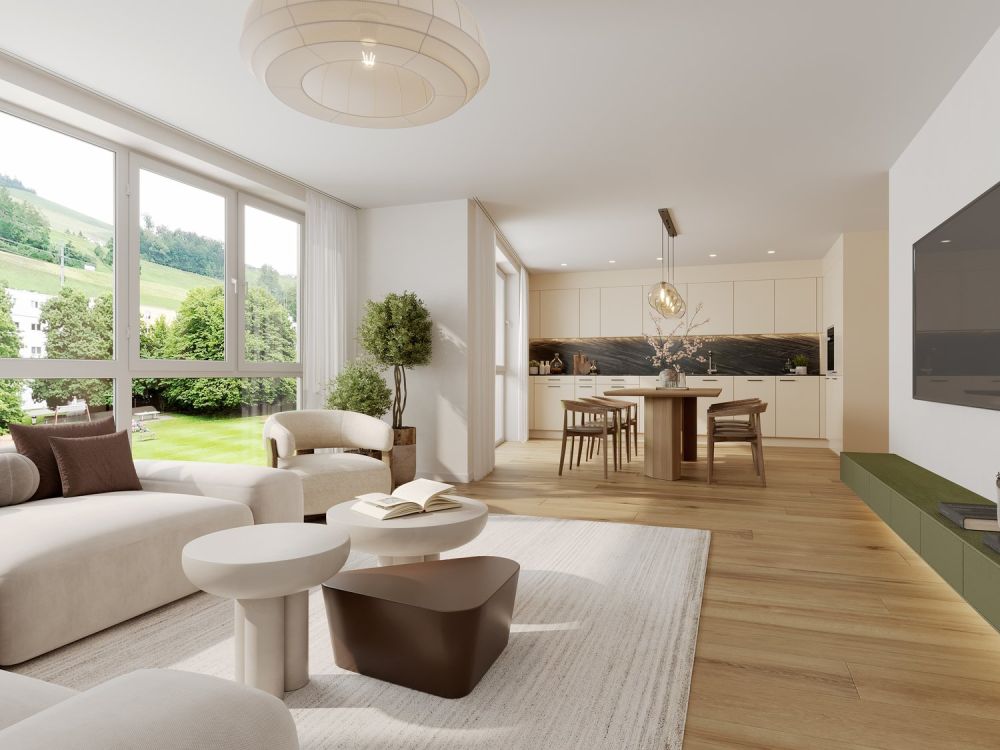 Bergsicht und Parkluft geniessen - 5.5-Zimmer-Maisonette-Wohnung -  Bild 4