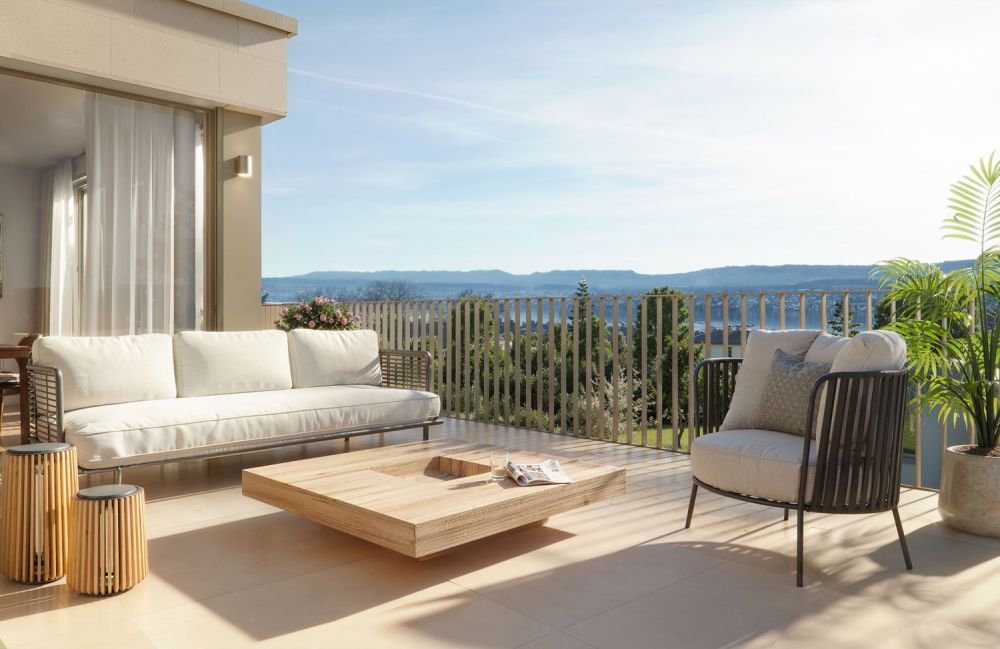 Wohnen in Küsnacht - nur noch 3 Wohnungen verfügbar - Inizia_Schiedhaldensteig32_05TerraceC_QuatreCaps.jpg