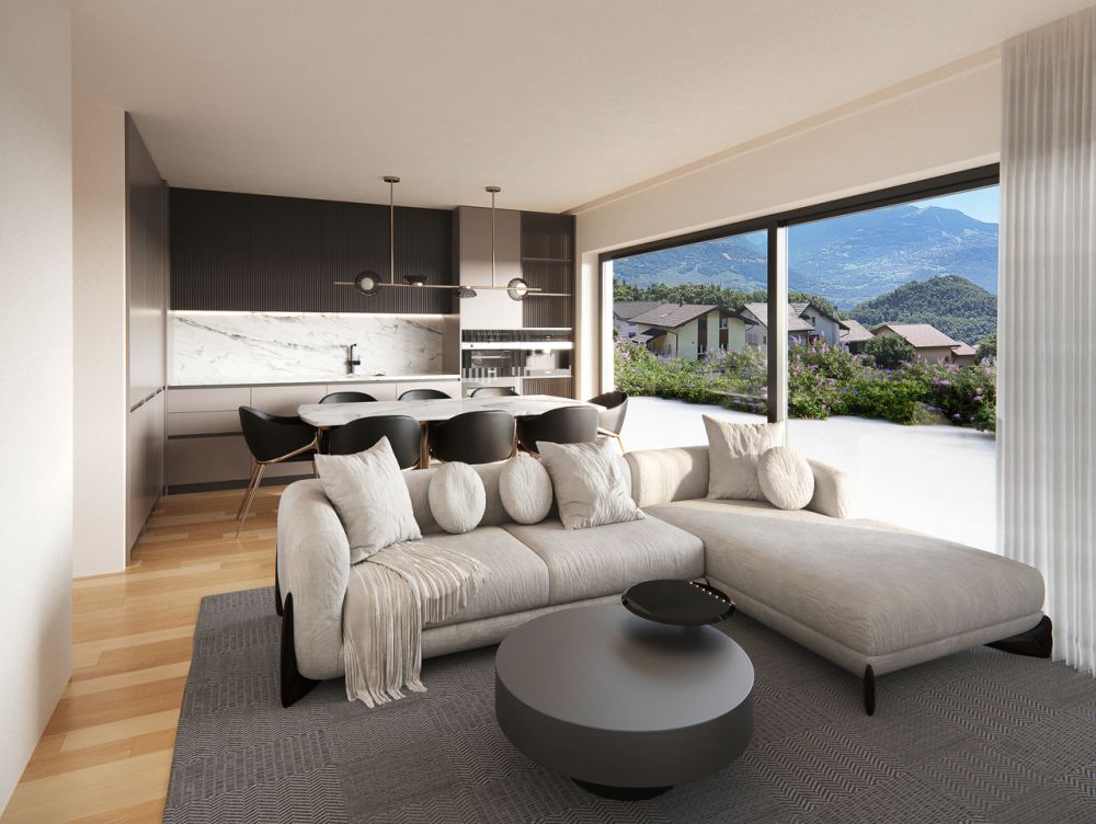 Le Clos de Pradzère - 4,5 pièces spacieux au rez-de-jardin - Bild 6