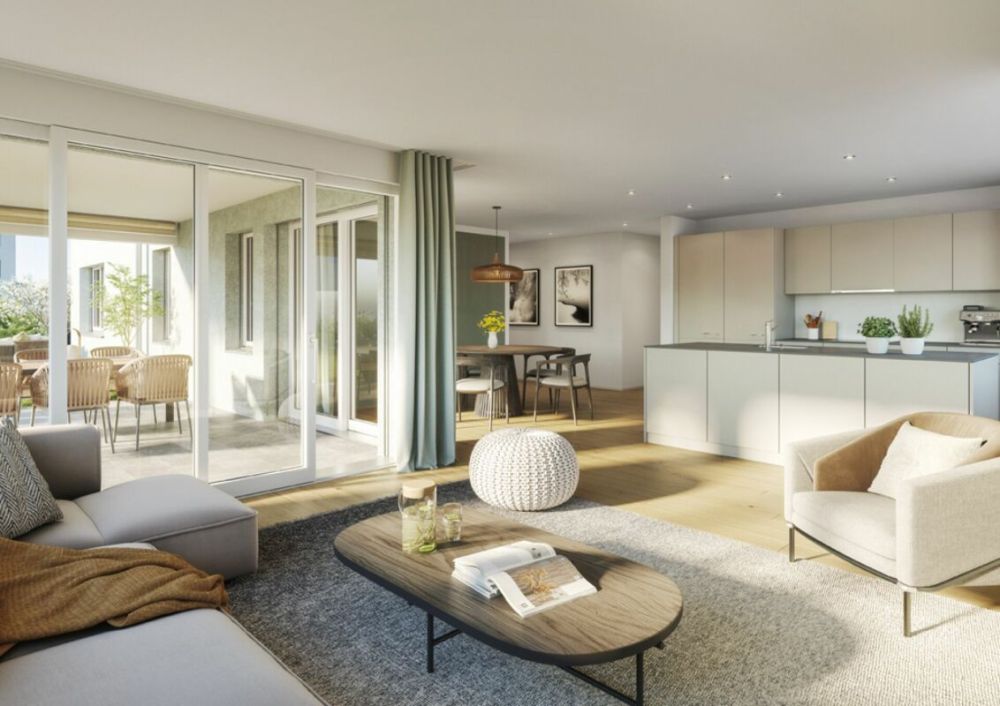 Minergie | 133 m² | 4.5-Zi.-Wohnung | 2. OG | Erstbezug - Visualisierungen