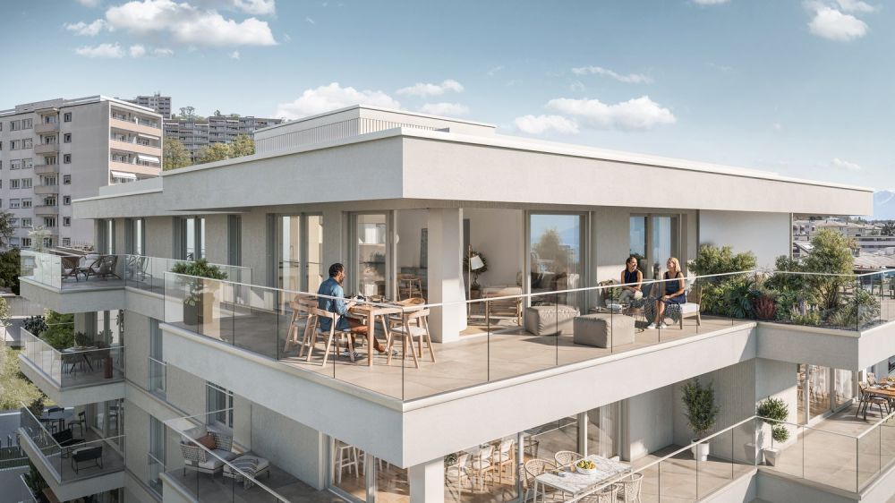 AUX PORTES DE LAUSANNE  — Appartement NEUF de 4.5 pièces  · Terrasse et jardin -  Bild 9