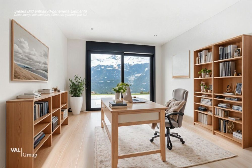 Architecture moderne et vue imprenable sur les Alpes valaisannes - Bild 10