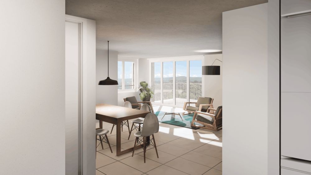 ERSTVERMIETUNG — 3.5-Zimmer-Attikawohnung mit mehreren Terrassen -  Bild 1