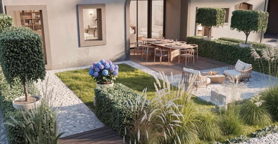 Domaine du Château | Corsier - Lot 26B - Maison jumelée 7 pièces - image - 2