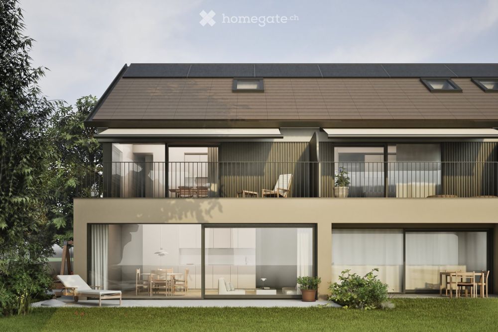 Appartement 4.5 pièces REZ JARDIN _SUD_GRANDE TERRASSE_VUE -  Bild 3