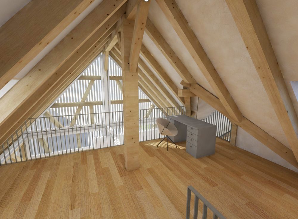 6 -Zimmer-Maisonette-Eigentumswohnung und Atelier - Ihr neues zu Hause! - Büro