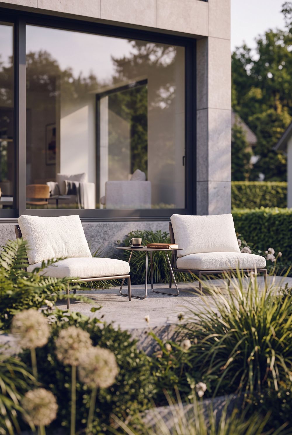 Architecture et beaux volumes | Villa C du projet Pra Vinea à Corminboeuf -  Bild 13