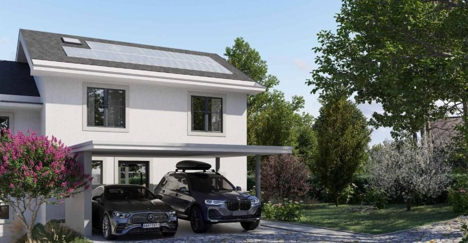 PERMIS EN FORCE I RAVISSANTE VILLA JUMELLE EN PIGNON - VILLA A - Maison jumelée 4.5 pièces - image - 4