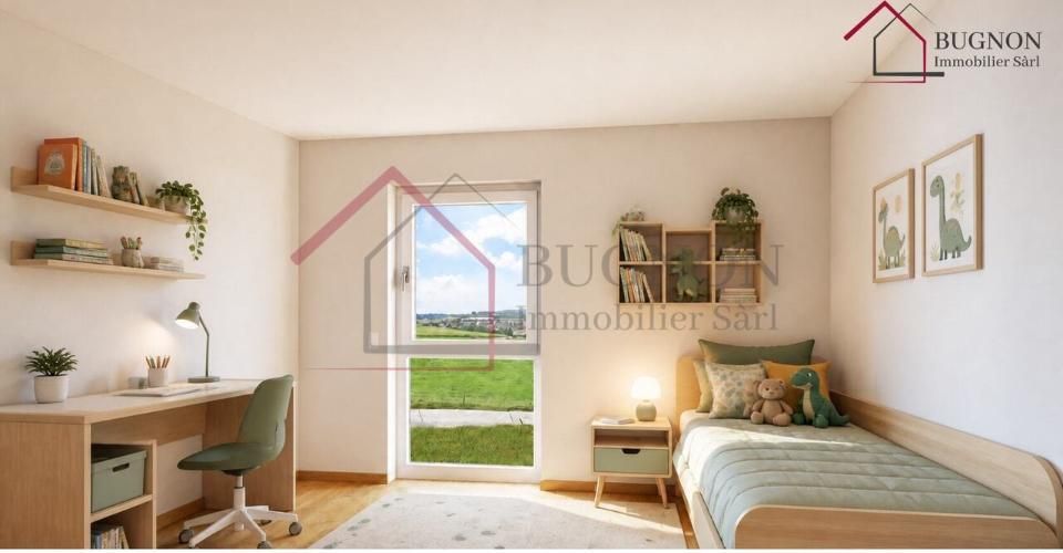LES VILLAS DU GRAND PRÉ Villa mitoyenne de 4.5 pièces – Lot C1 - Maison contiguë 4.5 pièces - image - 6