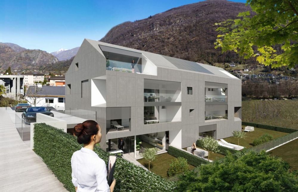 Elegante 3.5-Zimmer-Wohnung in exklusivem Projekt - nur 8 Einheiten in Losone -  Bild 1