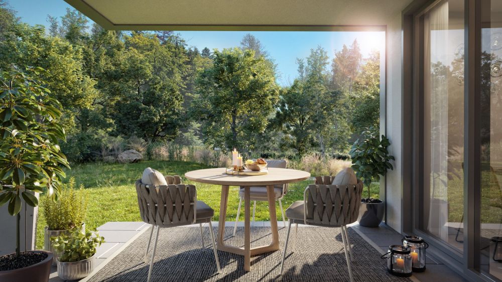 Appartement neuf de 2.5 pièces avec terrasse et jardin privatif à Epalinges -  Bild 2